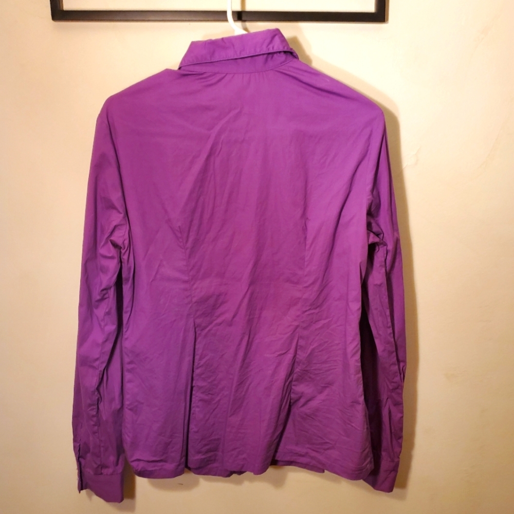 Handmade Purple Button-up - Picture 2 of 2